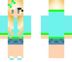 light aqua girl