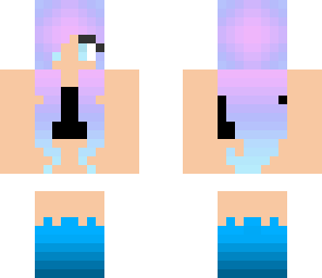 human-form mermaid - tomboy version