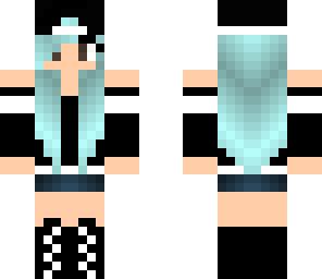 blue hair girl