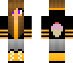 yellow icecream girl