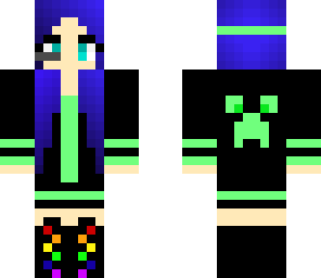 blue dj girl