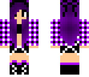 purple emo girl
