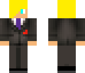 blonde boy in a suit