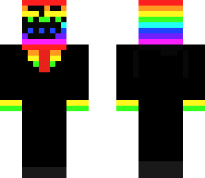 rainbow troll in suit