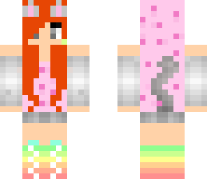 fire hair nyan cat