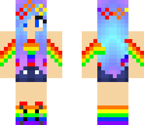 rainbow girl