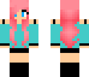 pink haired girl eddeted