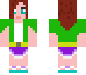 fashionista green girl