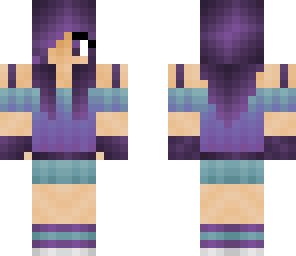 purple girl skin