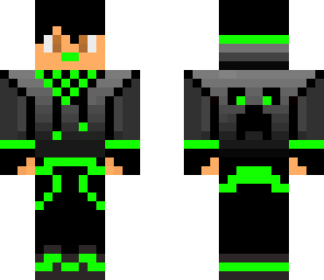 green neon creeper boy