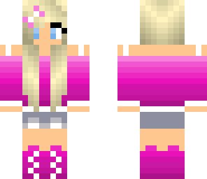 cute pink ambre girl