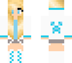blue creeper girl