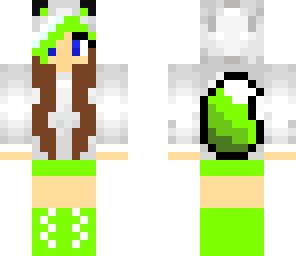 neon wolf girl