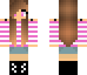pink stripy shirt
