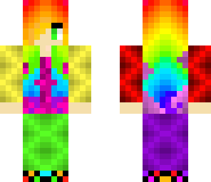 rainbow disco girl