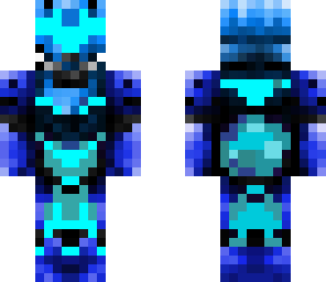 dark samus- cyan