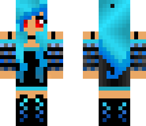 blue scene girl