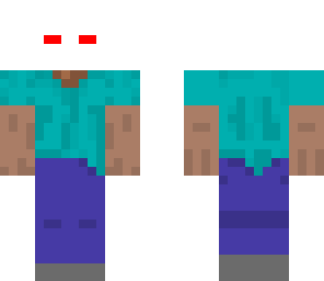 herobrine in a helmet