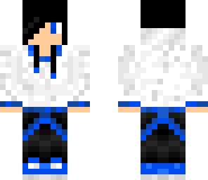 blue hood boy