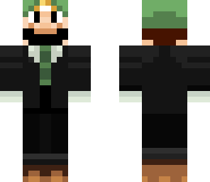 luigi in a suit fixed again for the 3rd time