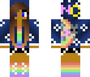 neon cat girl