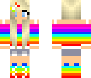 rainbow girl