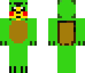 pikachu in a frog suit 