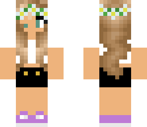 flower crown girl skin