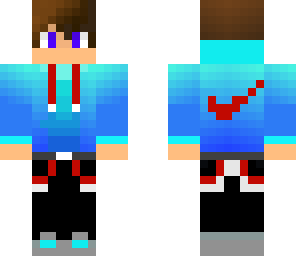 blue and red boy