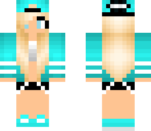 cool blue tomboy
