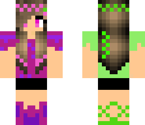 pink and puprple nymph