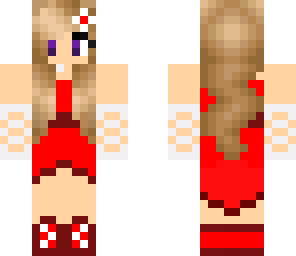 cute  red beach girl