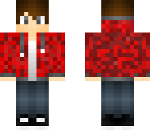red hoodie