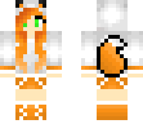 orange fox girl