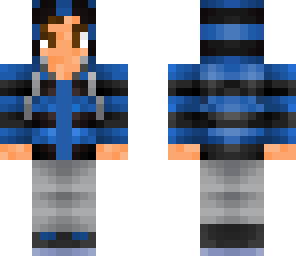 cool blue hoodie guy