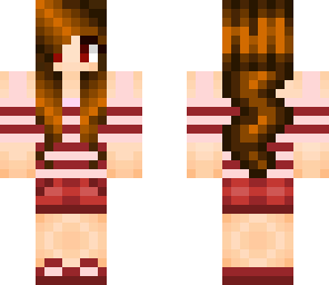 red summer girl
