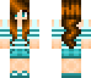 cyan summer girl