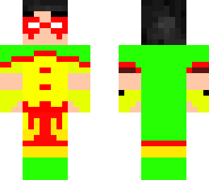 neon rainbow robin