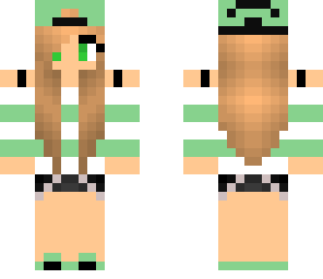 green rap girl