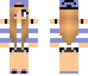 blue rap girl