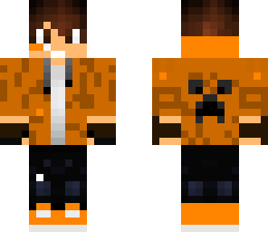 orange hooded