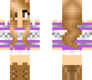 violet winter girl