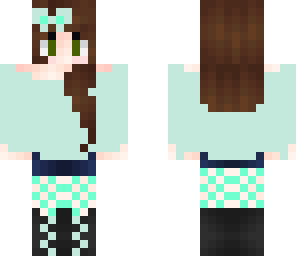 blue girl my favorite skin in different color