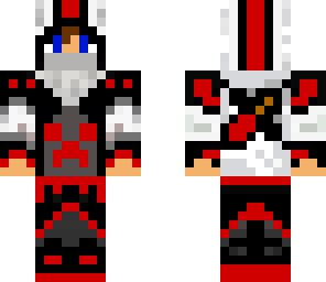 black and red ninja