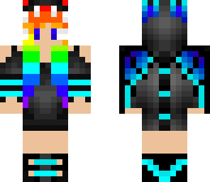 rainbow dragon girl