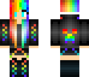 rainbow gamer girl