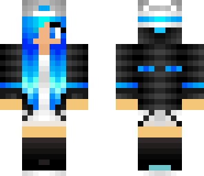blue hair girl
