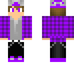 purple plaid