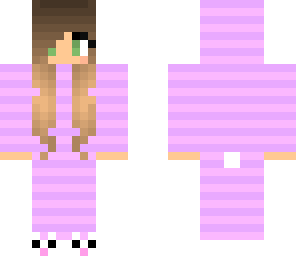 striped onesie with rabbit slippers