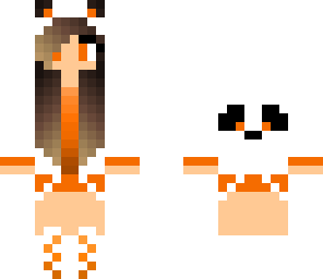 orange panda girl